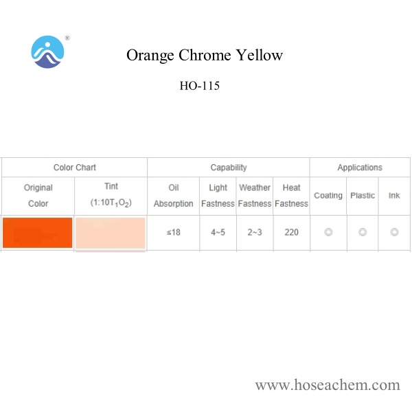  Orange Chrome Yellow
