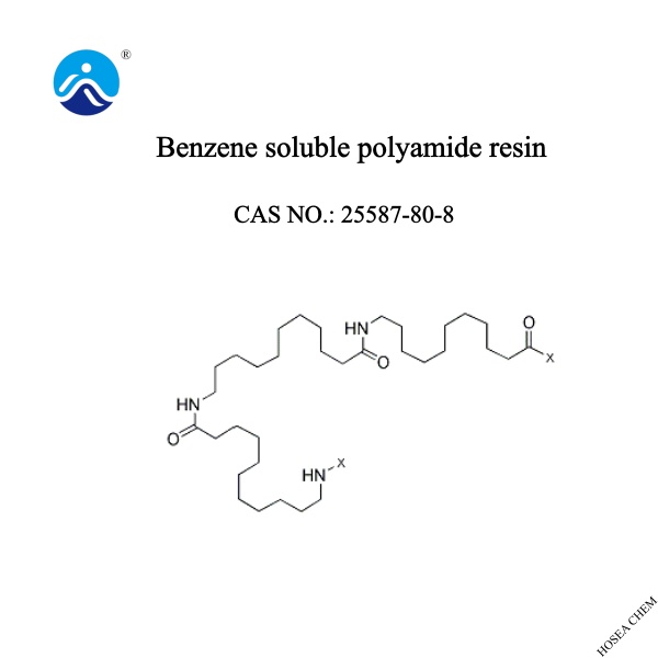 Benzene soluble polyamide resin