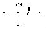 Pivaloyl Chloride Structural Formula