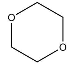 1,4-Dioxane Structural Formula