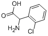 DL-2-(2-Chlorophenyl)glycine, CAS 141196-64-7 Chemical structure, Molecular Formula C8H8ClNO2