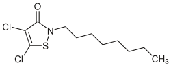 4,5-Dichloro-2-N-Octyl-3-Isothiazolone, CAS 64359-81-5, Molecular Formula: C11H17Cl2NOS