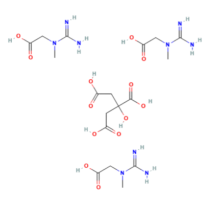 Tricreatine Citrate, CAS 177024-62-3, Molecular Formula: C10H17N3O9