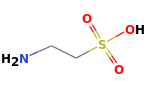Taurine, CAS 107-35-7, Molecular Formula: C2H7NO3S