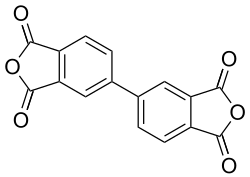 3,3',4,4'-Biphenyltetracarboxylic Dianhydride (s-BPDA), CAS 2420-87-3, Molecular Formula: C16H6O6