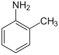 o-Toluidine, CAS 95-53-4, Molecular Formula: C7H9N