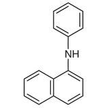 N-Phenyl-1-naphthylamine, CAS 90-30-2, Molecular Formula: C16H13N