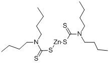 ZDBC (BZ) Rubber Accelerator, CAS 136-23-2, Molecular Formula: C18H36N2S4Zn ZDBC (BZ) Rubber Accelerator, CAS 136-23-2, Molecular Formula: C18H36N2S4Zn