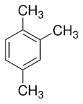 1,2,4-Trimethylbenzene, CAS 95-63-6, Molecular Formula: C9H12