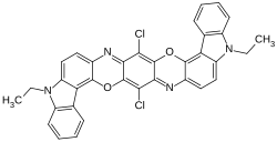 Pigment Violet 23, CAS 6358-30-1, Molecular Formula: C34H22Cl2N4O2