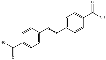 4,4'-Stilbenedicarboxylic Acid, CAS 100-31-2, Molecular Formula: C16H12O4