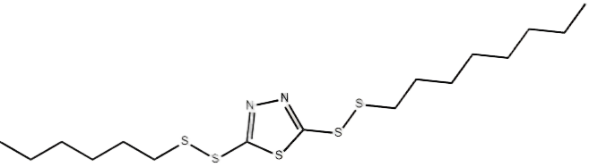 2,5-Bis(octyldithio)-1,3,4-Thiadiazole, CAS 13539-13-4, Molecular Formula: C18H34N2S5