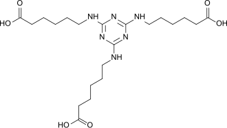 Triazinetrisaminohexanoic Acid, CAS 80584-91-4 (Belcor 590, Irgacor L 190), Molecular Formula: C21H36N6O6