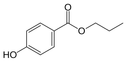 Propylparaben, CAS 94-13-3, Molecular Formula: C10H12O3